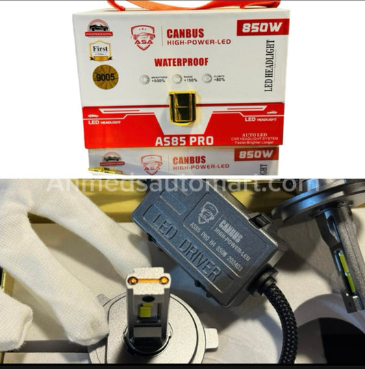 CANBUS AS85 PRO HIGH -POWER LED 850W (GIRPS H11 H4 9005) All cars